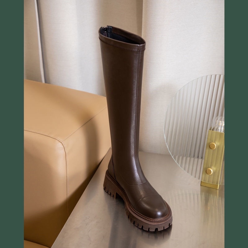 Boot đùi nữ da cao cấp phong cách Hàn Quốc| M1