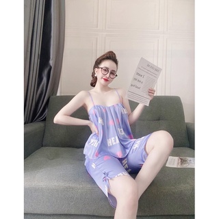 Set lửng xếp li chất lụa mềm mịn