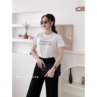 Áo phông chữ trẻ trung thời trang nữ Calie House A292