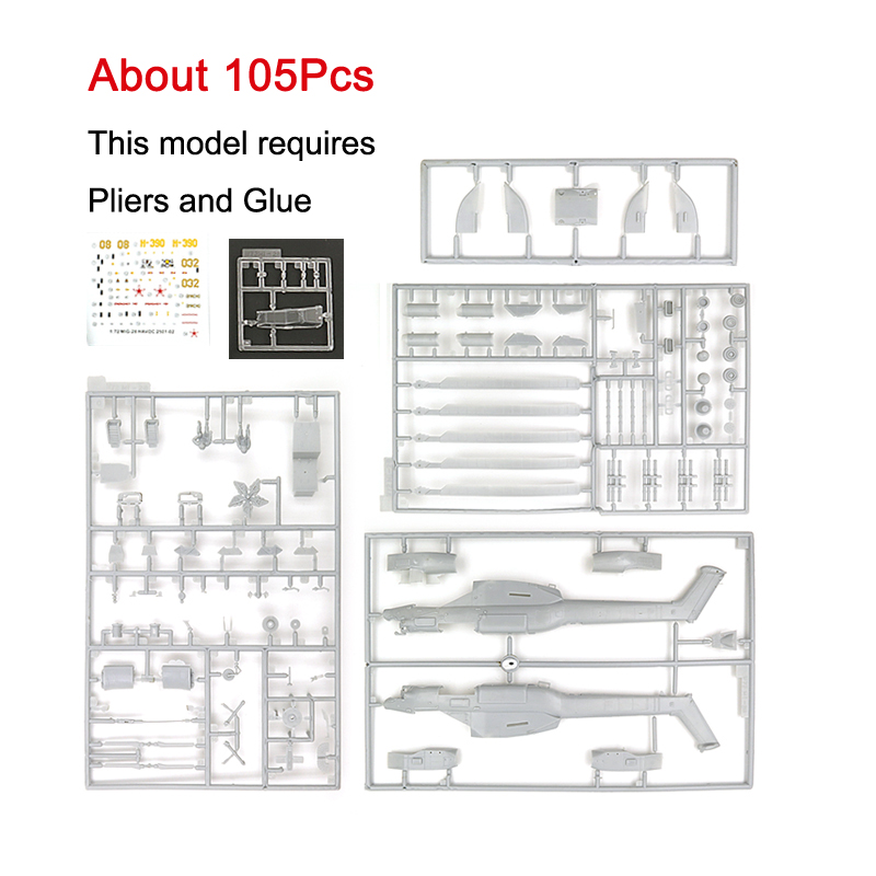 Mô hình máy bay trực thăng quân đội Mi-28 Havoc 1/72
