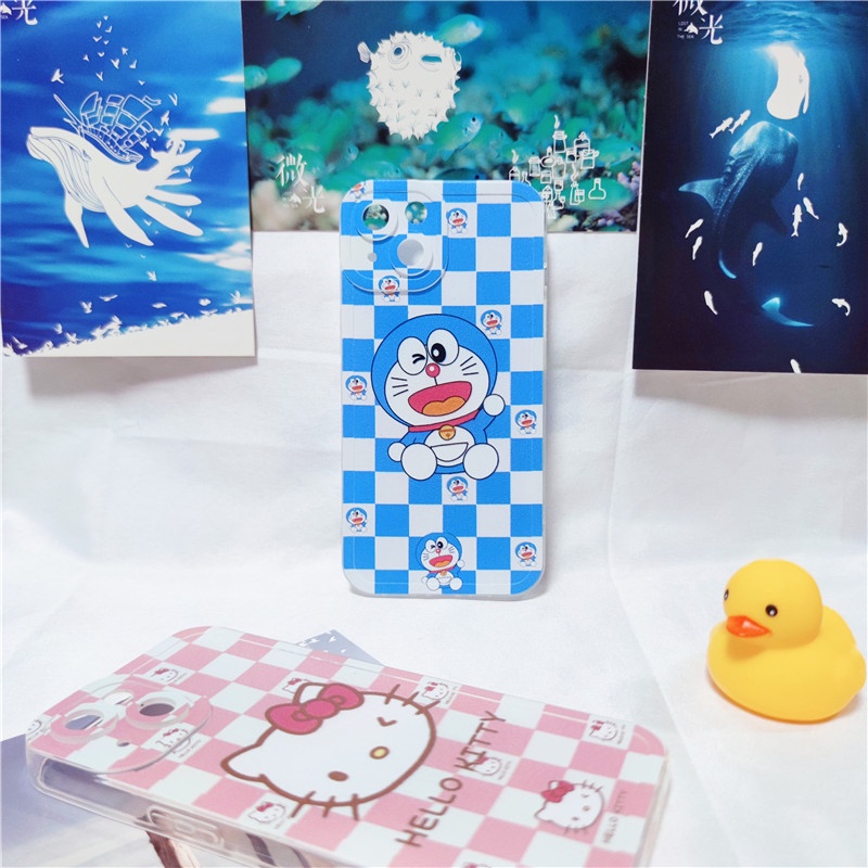Ốp Điện Thoại Mềm In Hình Doraemon / Hello Kitty Cho Vivo Y33S Y21 Y21S Y21T Y15A Y15S Y20 Y20i Y20S Y12 Y15 Y17 Y12S Y12A