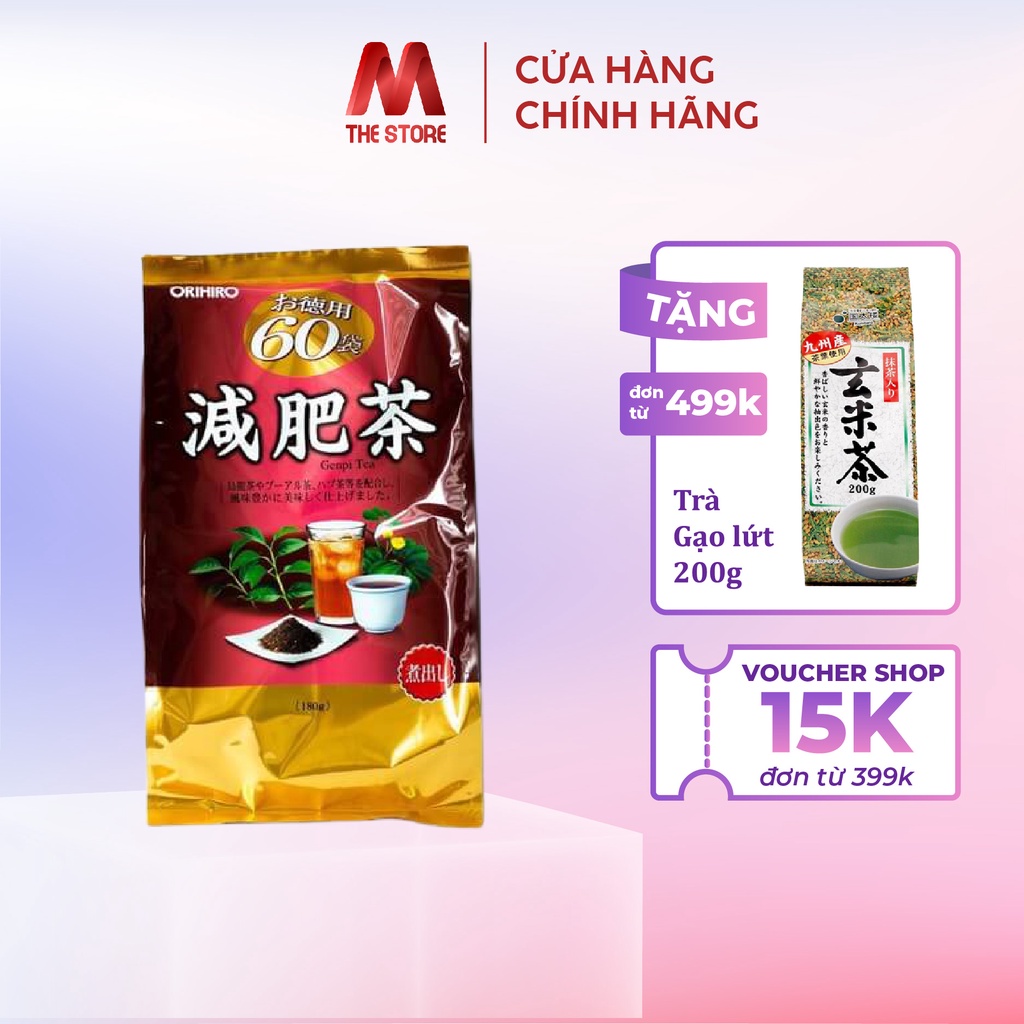 Trà thảo dược Genpi Orihiro Nhật Bản (gói 60 túi lọc)