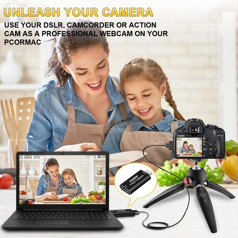 Đầu Ghi Hình Live Stream Chuyển HDMI Ra USB 1080P HDMI Video Capture Cho Điện Thoại/máy ảnh/PS4/ XBOX/Máy Tính GEAR79