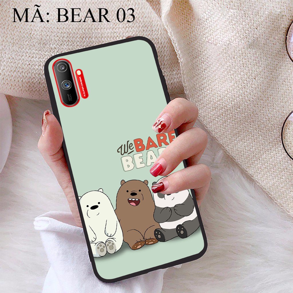 Ốp lưng Realme C3 viền dẻo TPU BST Gia Đình Nhà Gấu