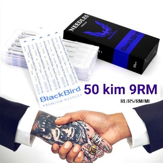 50 kim xăm 9RM ngang đánh bóng Black Brid
