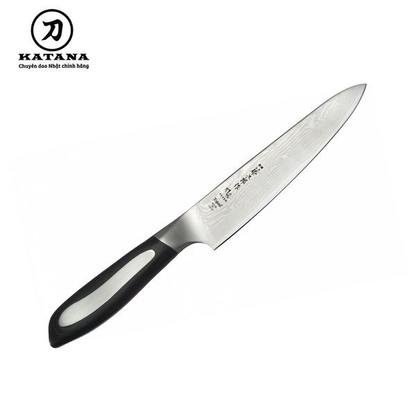 Dao bếp Nhật cao cấp Tojiro Flash 63 lớp Damascus VG10 Utility FF-UT150 (150mm)