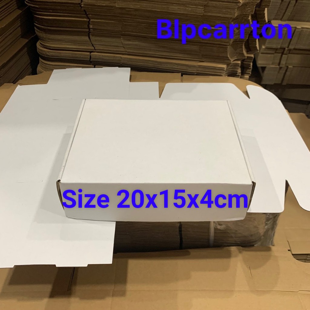 20 HỘP CARTON GÀI ĐỰNG ỐP LƯNG, PHỤ KIỆN SIZE 20X15X4CM