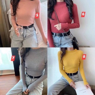 áo len cổ 3p