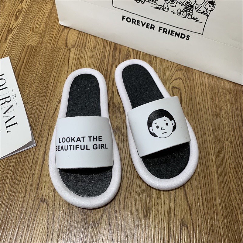 Dép quai ngang cô gái đế tròn, dép cao su mềm giá rẻ - JY082