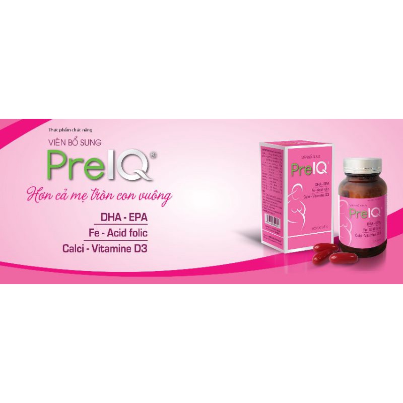 Viên bổ bầu Pre IQ - bổ sung DHA &amp; Cholin