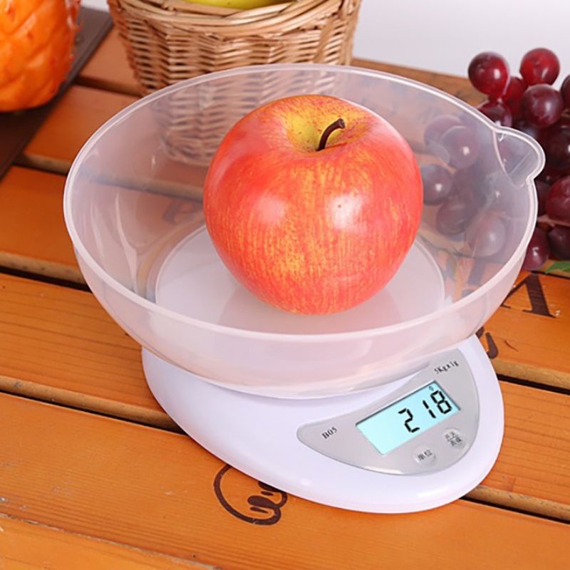 Cân tiểu ly điện tử nhà bếp Electronic 5kg, [ Có bảo Hành] cân có đọ chính xác cao - Soleil shop