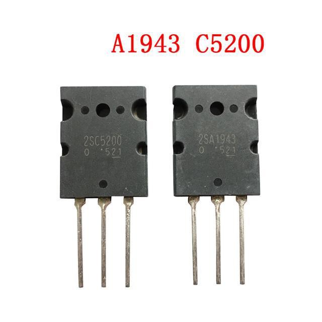 1 Chiếc A1943 C5200 2SC5200 2SA1943 Cặp Âm Thanh Ống TO-3P Mới