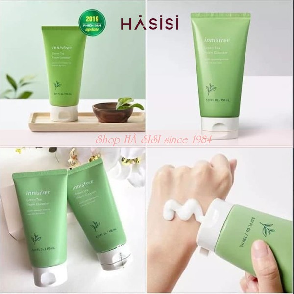 Sữa Rửa Mặt Trà Xanh INNISFREE GREEN TEA FOAM CLEANSER 150ml