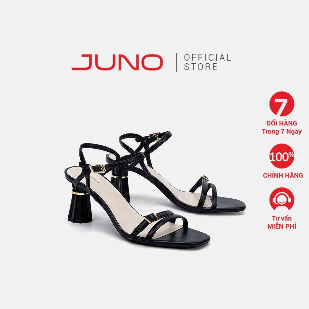 Giày Sandal 7cm Thời Trang JUNO Dây Mảnh SD07063