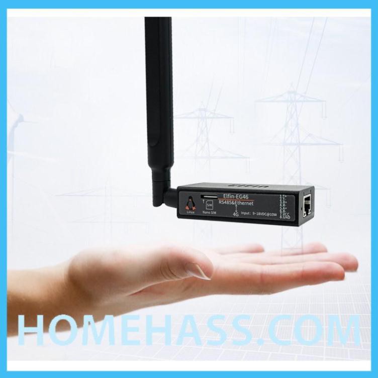 Router 4G LTE Kết Nối Ethernet Và RS485 Modbus EG46 (Hỗ trợ Home Assistant)