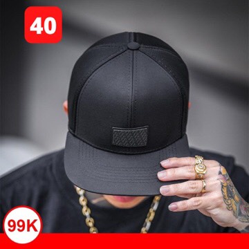 Mũ lưỡi trai, Nón snapback phối lưới logo mạc vuông cao cấp