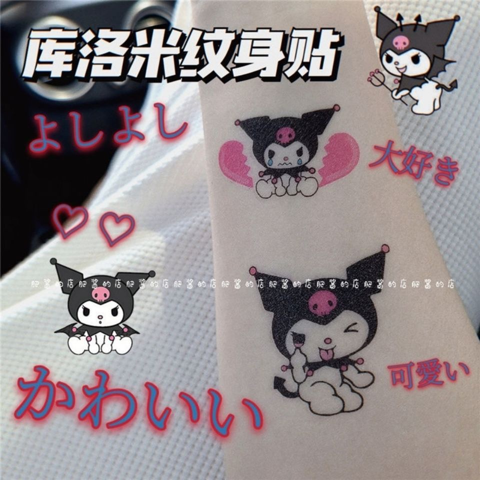 Hình xăm dán họa tiết hoạt hình dễ thương