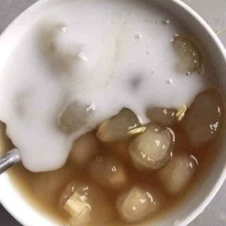 Bột loc dừa nhân đậu phộng