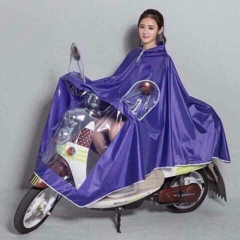 Áo mưa phản quang bao gương loại 1 đầu, 2 đầu