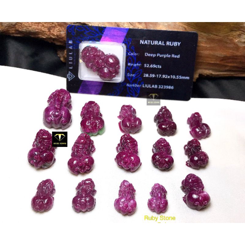 Vòng cổ tỳ hưu đá hồng chế tác thủ công kích hoạt tài lộc