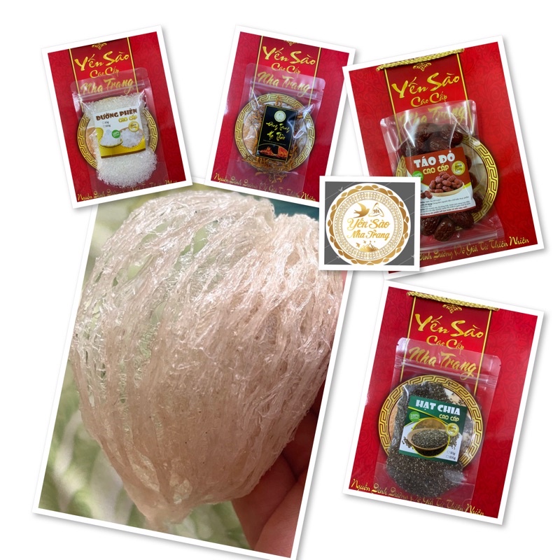 Yến sào nha trang. Yến rút lông cao cấp 50g / 100g.