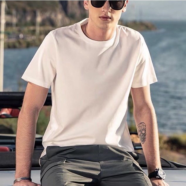 Áo phông cộc tay nam cổ tròn, áo ngắn tay nam thương hiệu sochi fashion chất mát mịn cotton 100% CZ619