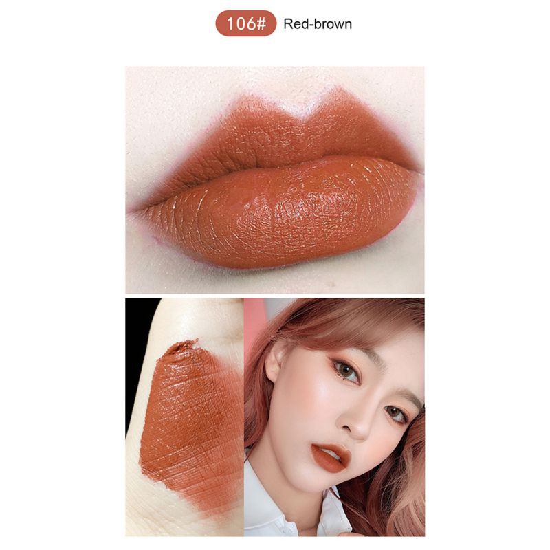 [Hàng mới về] Son bóng trang điểm dưỡng ẩm chống nhòe nhiều màu lâu trôi cho nữ