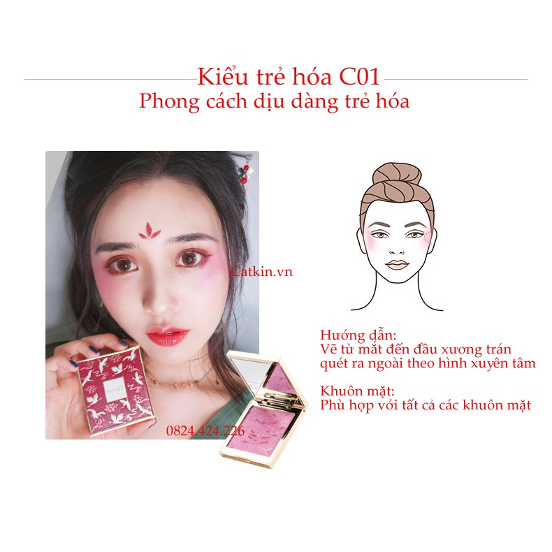 Phấn má hồng nội địa trung Catkin cực kỳ đáng yêu và sáng da 💕 | BigBuy360 - bigbuy360.vn