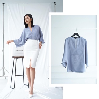 Áo cổ V lanh 2ND DATE TOP029SB