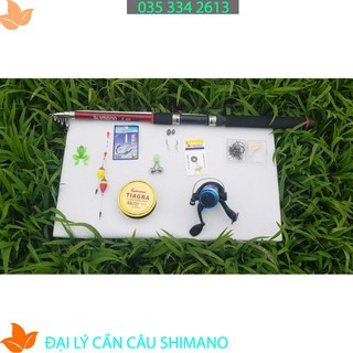 ( có video test )-BỘ CẦN CÂU RÚT SHIMANO DÀI 1M8 - 3M6  KÈM 12 MÓN PHỤ KIỆN hàng chuẩn
