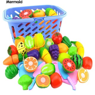 Bộ đồ chơi cắt thái rau củ trái cây thú vị cho trẻ