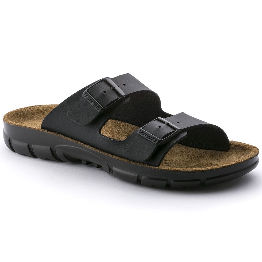 Dép Quai Ngang Nam Birkenstock Bilbao Birko -Flỏr Soft Footbed 520791 Màu Đen