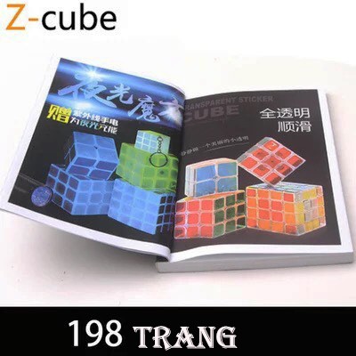Bộ Công Thức CFOP Chuẩn Giải 12 Loại Rubik QiYi, MoYu, YuXin, Pro, Gan