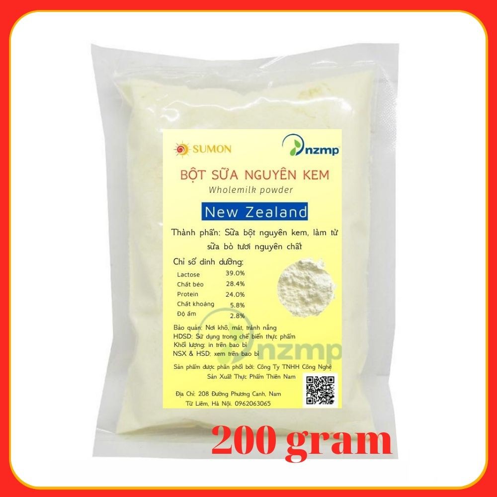 Sữa nguyên kem New Zealand SUMON sữa bột nguyên kem  1kg MS21 100% Chính hãng