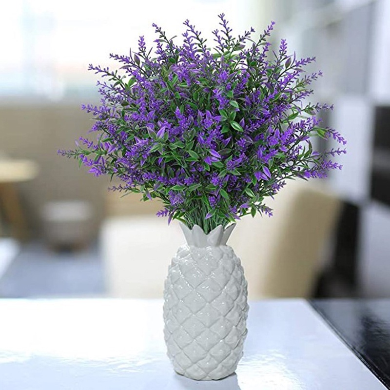 1 Nhánh Hoa Giả Bằng Nhựa Chống Tia UV Trang Trí Ngoài Trời