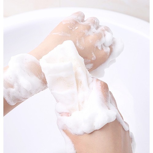 Túi lưới đựng xà bông tắm, bánh gội đầu tạo bọt soap saver Ecobuff