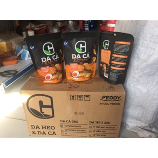 1 THÙNG DA CÁ VỊ TRỨNG MUỐI(24 gói) FEDDY