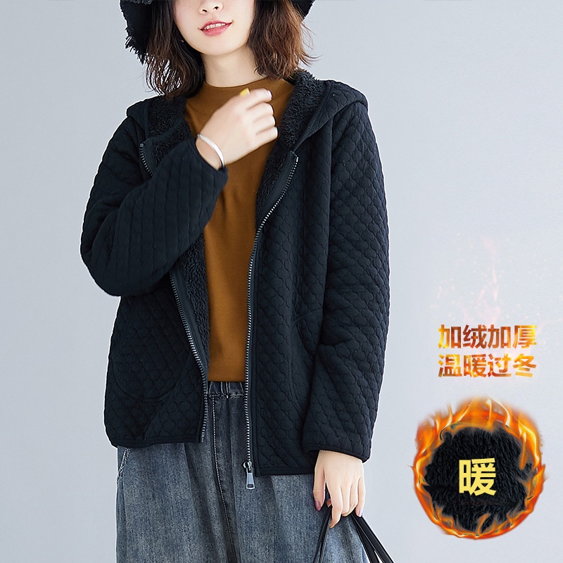 B262 Áo khoác ngoài bigsize lót lông trong cực ấm