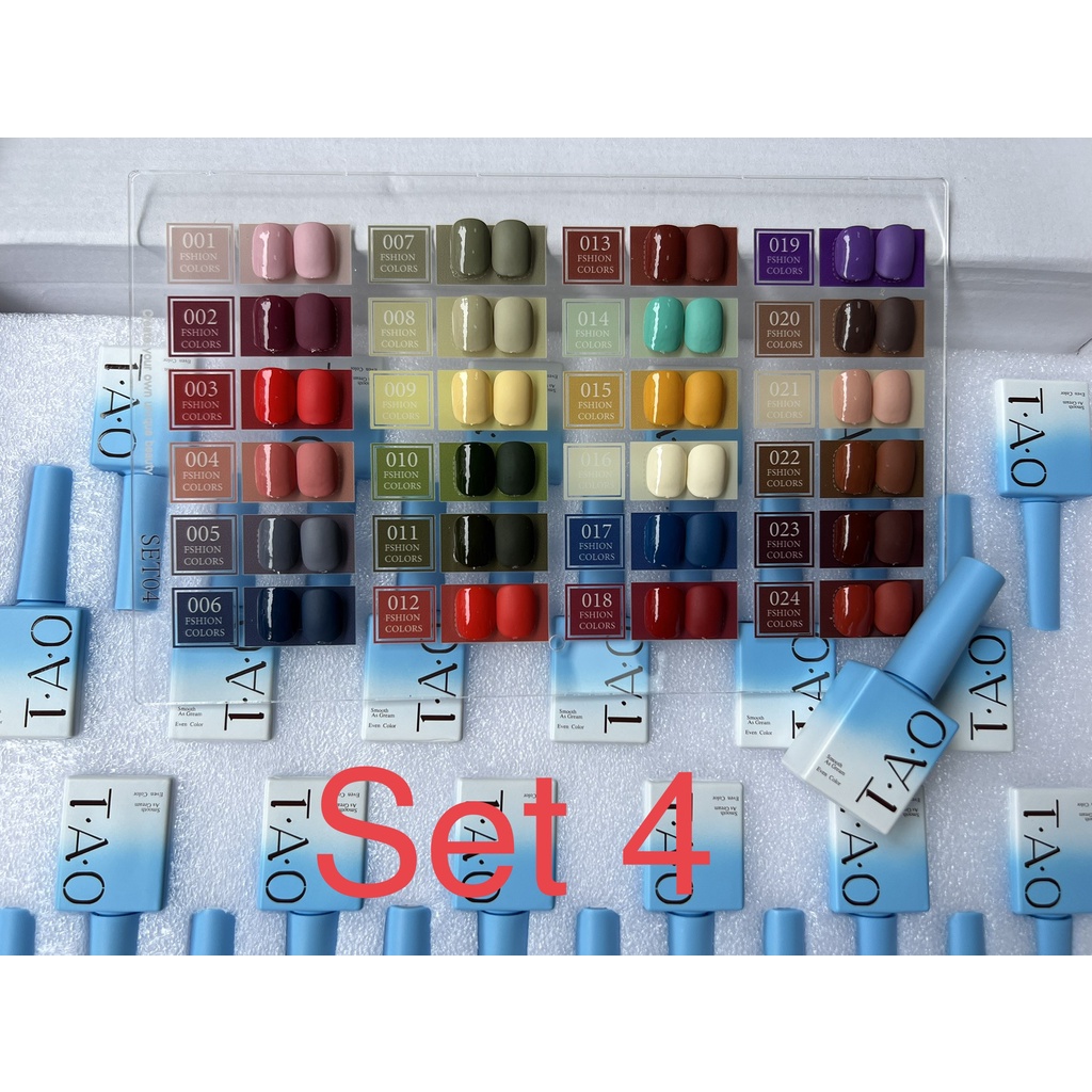 Sơn Gel TAO Sét 24 Màu - Tặng Kèm bảng màu