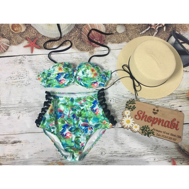 Act cool Bikini hoa cúp ngang Cực cute | BigBuy360 - bigbuy360.vn
