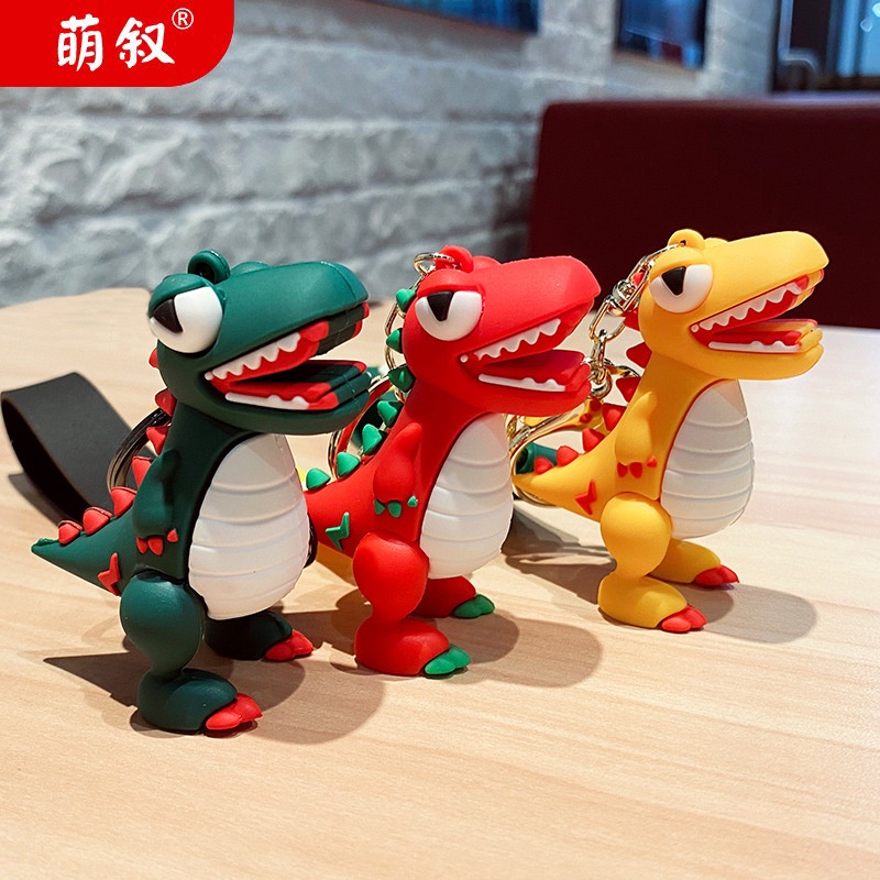 Móc Khóa Hình Khủng Long Hoạt Hình Dễ Thương