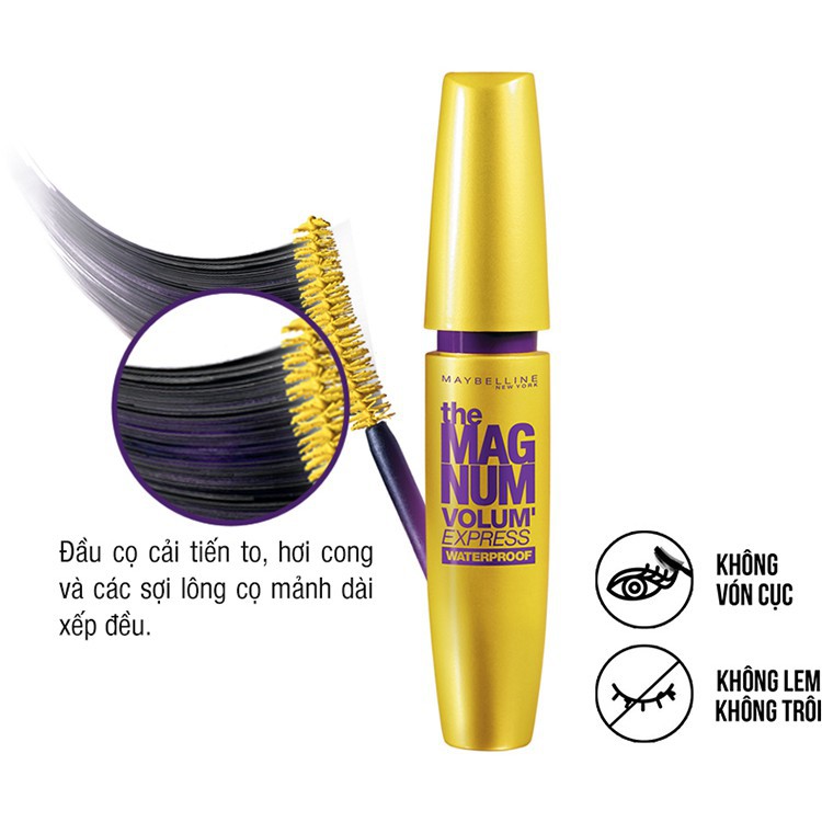 [CHUẨN AUTH] Mascara Maybelline Maybelline The Magnum Volum Express Waterproof