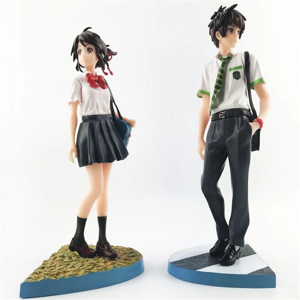 Mô Hình Nhân Vật Miyamizu Mitsuha Hoạt Hình Your Name 22CM