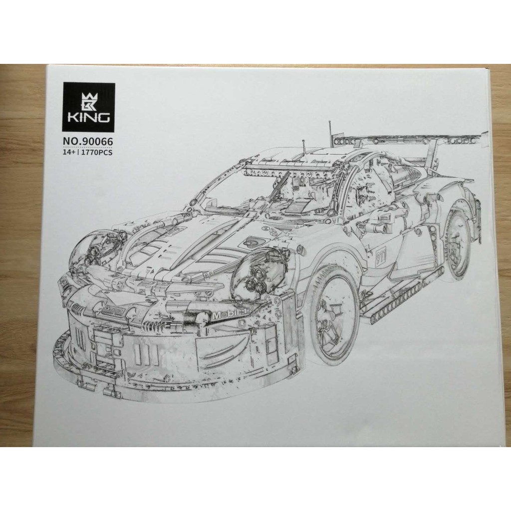 BỘ Lắp ghép Mô hình TECHNIC PORSCHE 911 RSR - SIÊU XE 20097 King 90066