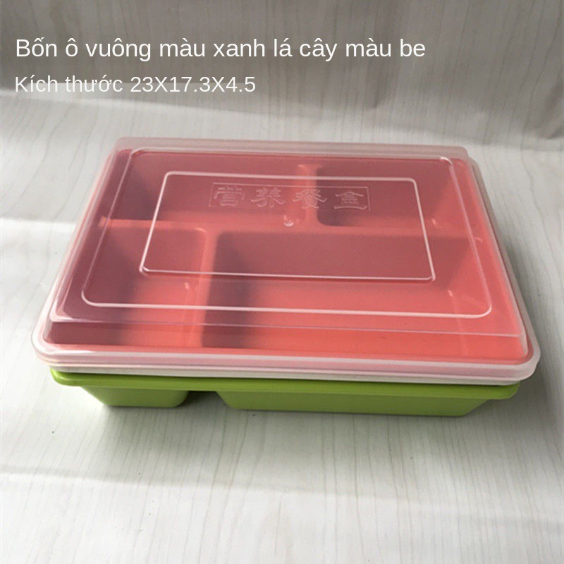 Hộp cơm PP Hộp cơm Bento Lò vi sóng Hộp nhựa Nhật Bản nhiều ngăn với bộ đồ ăn trưa Hộp thức ăn nhanh có nắp đậy