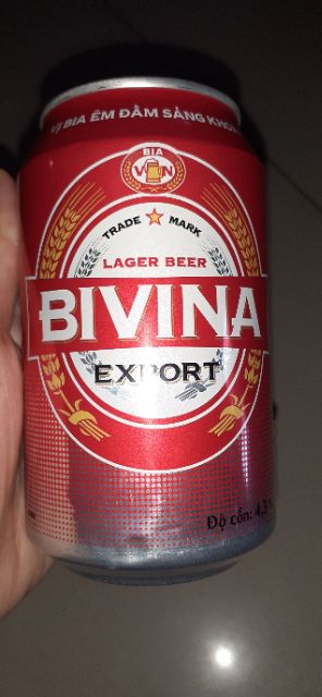 Bia BIVINA lon 330ml