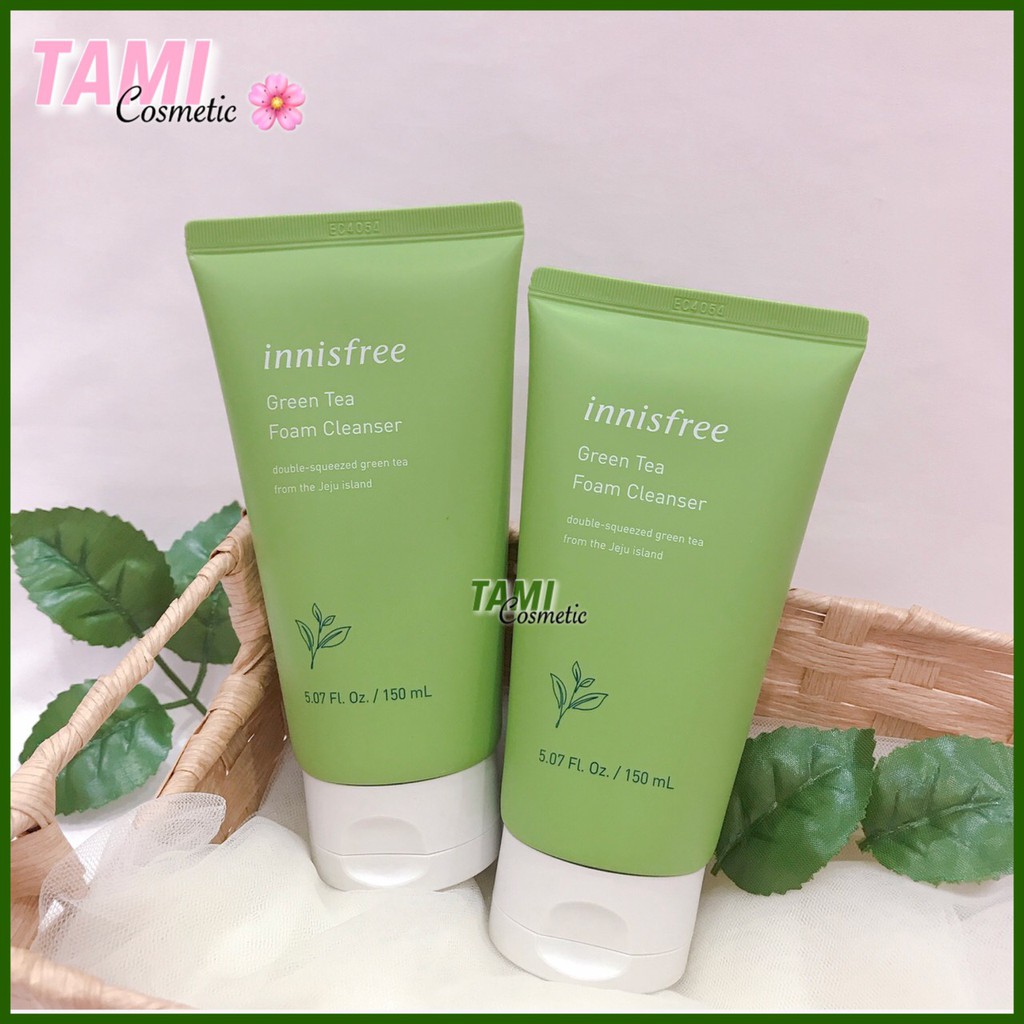 ( MẪU MỚI ) SỮA RỬA MẶT TRÀ XANH INNISFREE GREEN TEA FOAM CLEANSER