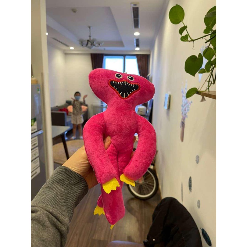 Gấu bông Huggy Wuggy game Poppy có dây móc chất liệu bông mềm mịn đủ kích cỡ