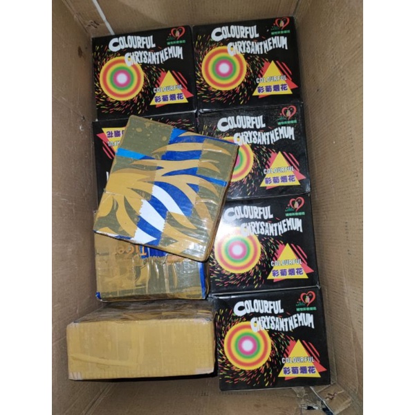 Hộp Viên Xoay phát sáng 96 viên , Phao xoay nhiều màu chơi tết 2023