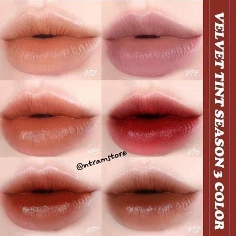 [ Sẵn ] Son Kem Lì Merzy The First Velvet Tint Season 3 | BigBuy360 - bigbuy360.vn